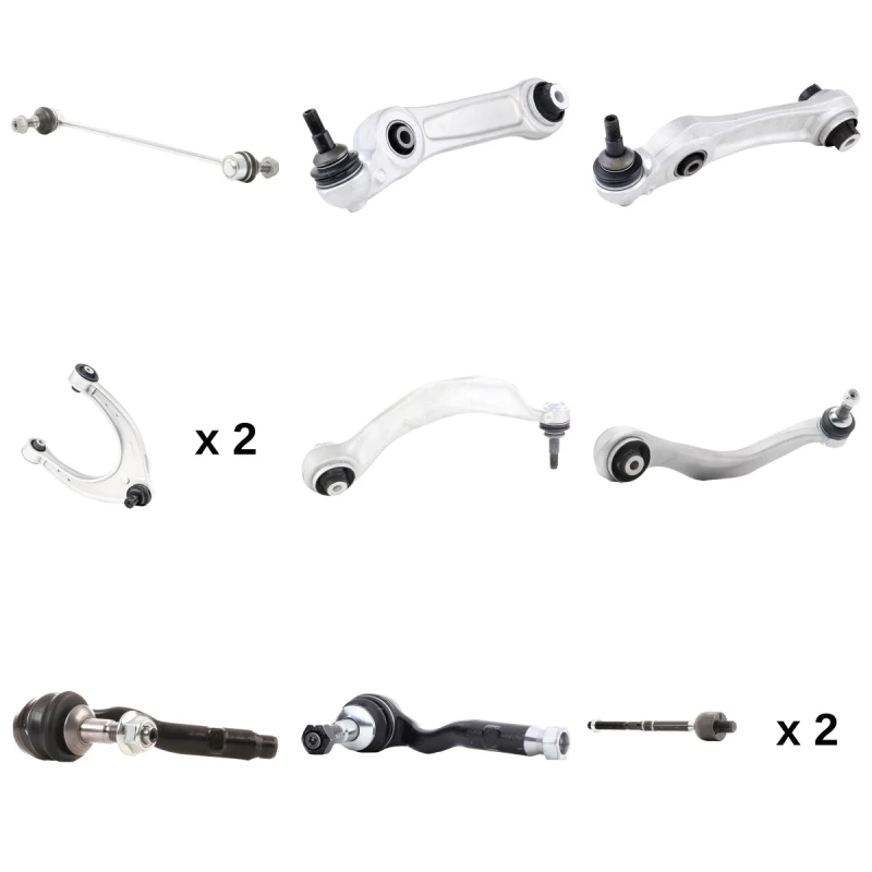 Image of RIDEX 2905L0017 Link Set, wheel suspension with coupling rod, Lower Link Set,wheel suspension (2905)