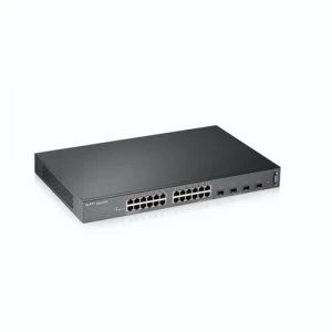 image of ZyXEL XGS2210-28 Managed L2 Gigabit Ethernet (10/100/1000) 1U Black