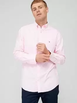 Image of GANT Men Regular Fit Oxford Shirt (4XL) Pink