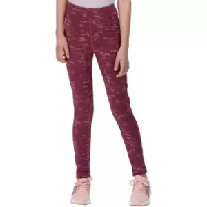 Image of Regatta Girls Barlia Winter Wicking Reflective Leggings 15-16 Years- Waist 30-31', (76-79cm)