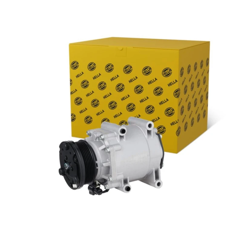 Image of HELLA Air conditioning compressor HELLA 8FK 366 201-531