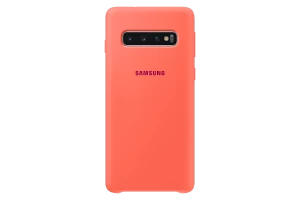 image of Samsung Pink Galaxy S10 Soft Touch Cover