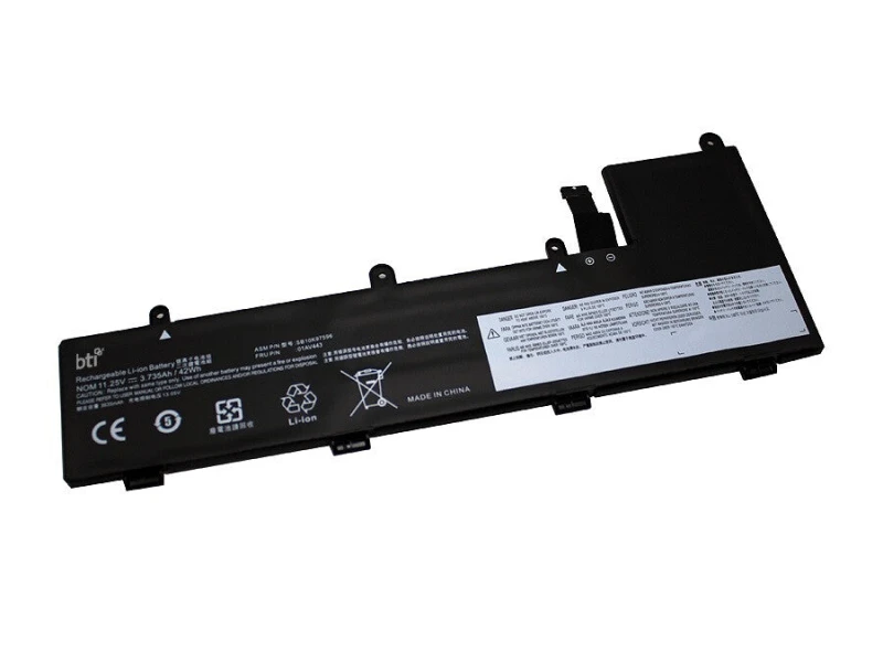 Image of BTI BTI 00WH043 compatible 42Wh 3-cell battery for Lenovo THINKPAD YOGA 11e G4 00WH043-BTI
