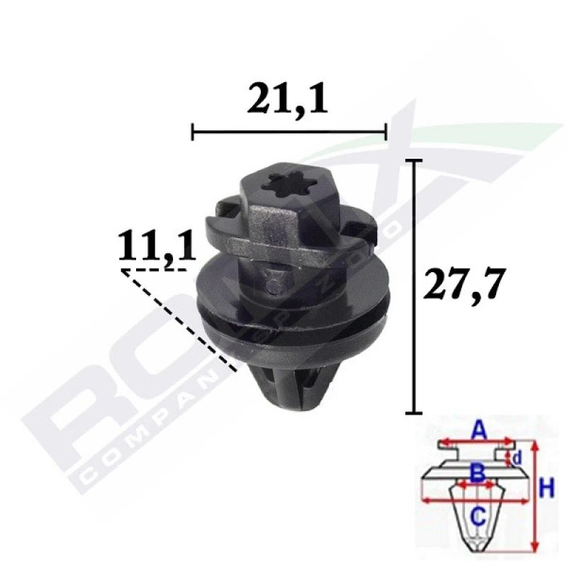 Image of ROMIX Trim clip ROMIX C70539
