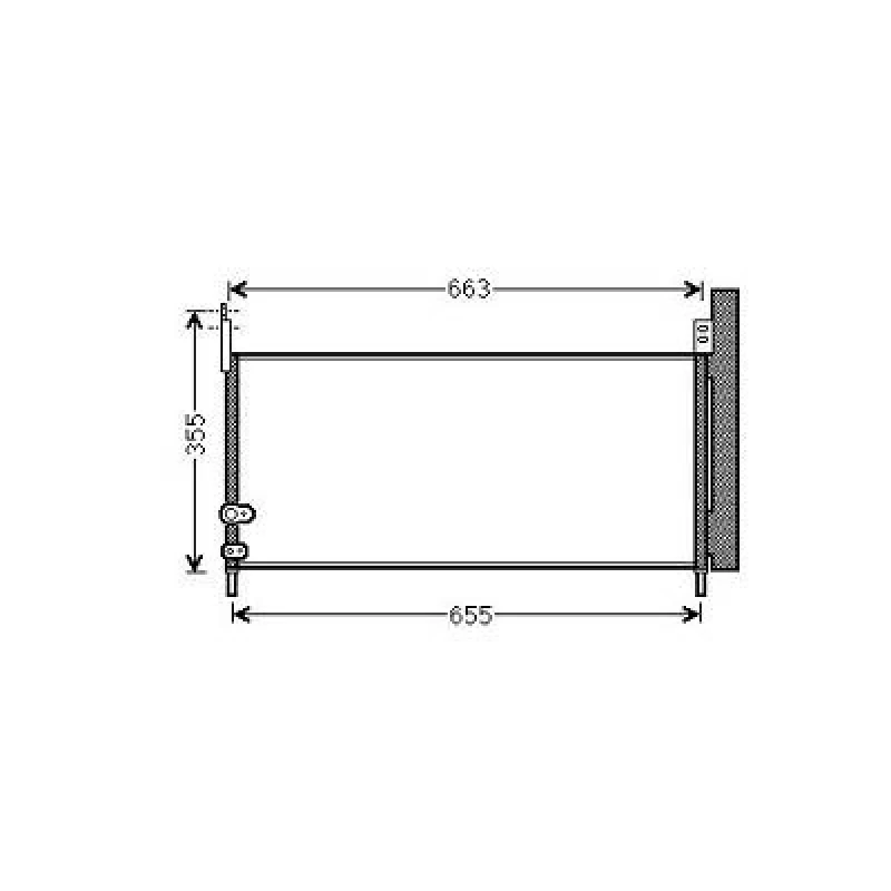 Image of Air conditioning condenser DIEDERICHS DCC1837