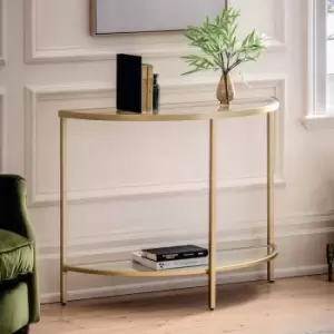 Image of Gallery Direct Thurlow Console Table Champagne 1000X350X750Mm