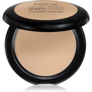 Image of IsaDora Velvet Touch Sheer Cover Compact Powder Shade 44 Warm Sand 10 g