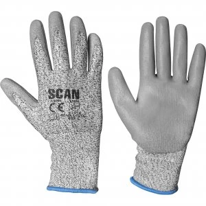 image of Scan PU Coated Cut 3 Gloves Grey L