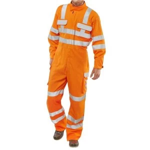 Image of Click Arc Flash Gort Coveralls GoRT Hi Vis Size 54 Orange Ref