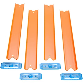 image of Hot Wheels - Track Builder Straight Track Pack (Orange)