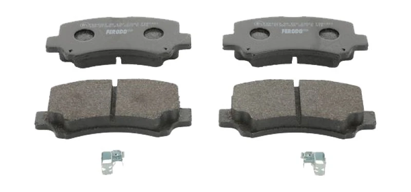 Image of FERODO FDB1421 Brake pad set with acoustic wear warning, without accessories Brake Pad Set,disc brake (402)