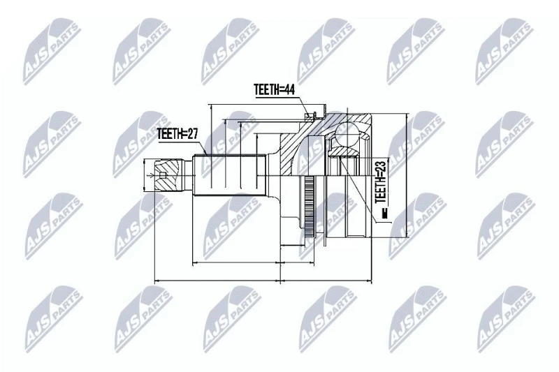 Image of NTY CV joint kit NTY NPZ-SB-017
