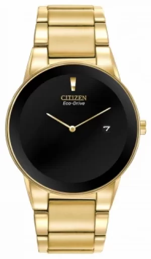 Image of Citizen Mens Eco-Drive Axiom Gold Bracelet AU1062-56E Watch