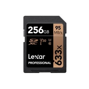 Image of Lexar Professional 633X 256GB SDXC Memory Card