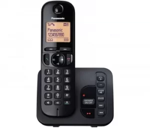 Image of Panasonic KX-TGC 220EB Cordless Phone, Single Handset with Answer Machine