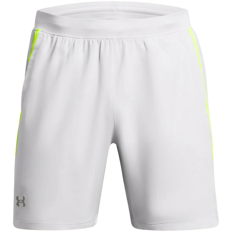 Image of Under Armour Armour UA Launch 2-in-1 7 Shorts Mens Performance Shorts S Grey 45223971350
