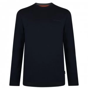 Image of Ted Baker Wall Crew Sweatshirt - Navy