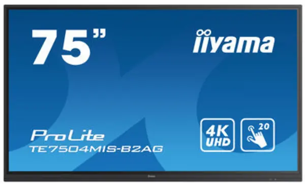 Image of iiyama TE7504MIS-B2AG Signage Display Interactive flat panel 190.5...