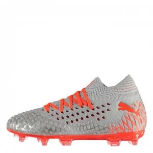 Puma Future 4.1 Junior FG Football Boots - Glacial/NrgyRed