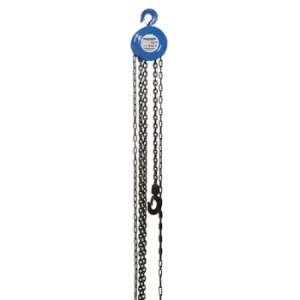 Image of Silverline Chain Block - 1000kg / 2.5m Lift Height