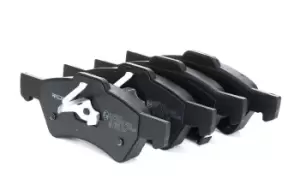 Image of RIDEX Brake pad set 402B0338 Brake pads,Brake pad set, disc brake CHRYSLER,DODGE,VOYAGER IV (RG, RS),CARAVAN (RG_)