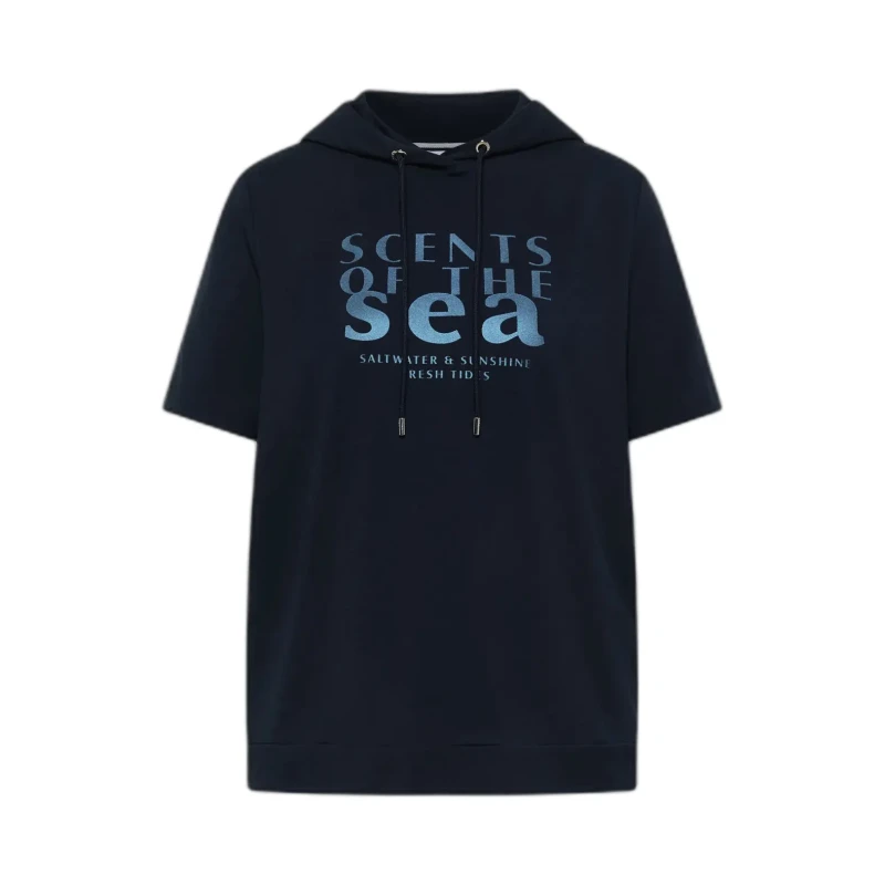 Image of cecil Womens hooded sweatshirt Cecil The Sea Bleu Female M