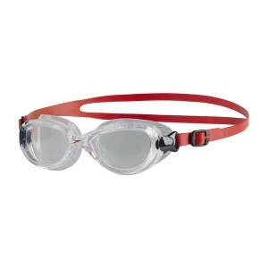 image of Speedo Futura Classic Goggles Red/Clear Junior