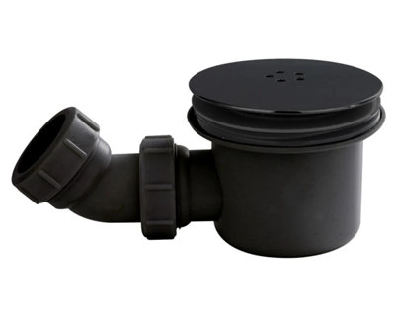 Image of Balterley Resin Shower Tray Mega Flow Waste Black unisex