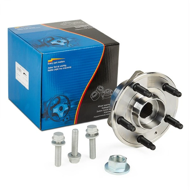 Image of KRAFT 4101616 Wheel bearing kit Front Axle Wheel Bearing Kit (654)