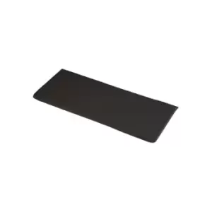 Image of Black 2 Seater Bench Cushions 116 x 46 x 4cm Outdoor Garden Furniture Cushion