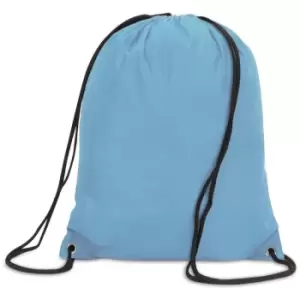 image of Stafford Plain Drawstring Tote Bag - 13 Litres (Pack of 2) (One Size) (Sky Blue) - Shugon