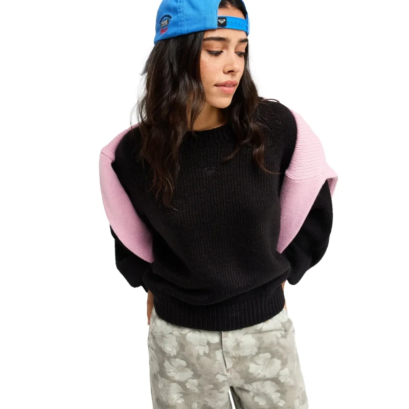Image of Roxy Woman sweater Roxy One In School Noir Female XL