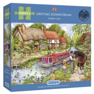 Image of Drifting Downstream 100 Extra Large Piece Jigsaw Puzzle