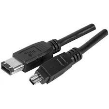 Image of 2m FireWire IEEE1394 6P 4P Cable Black