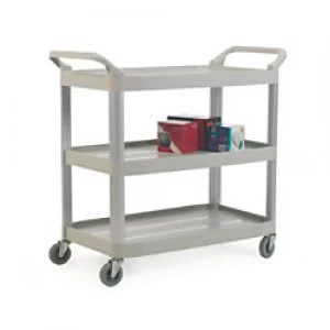 Image of GPC Shelf Trolley Grey Lifting Capacity Per Shelf: 40kg 510mm x 960mm x 1030mm
