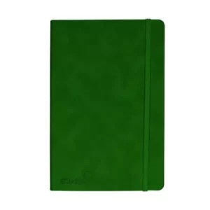Image of Silvine Soft Feel Executive Notebook Lined 160 Pages A5 British Racing Green 197BRG