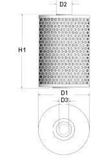 Image of Champion X103 COF100103C Oil Filter Insert