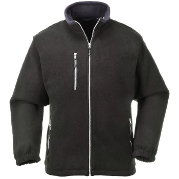 Image of F401BKRL - sz L City Fleece - Black - Portwest
