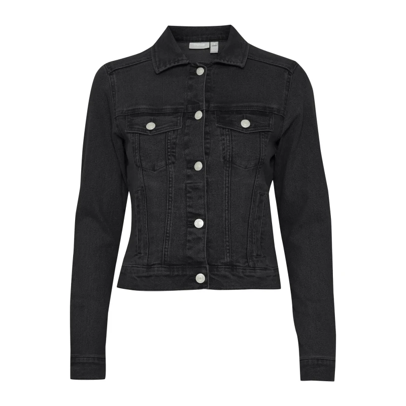 Image of fransa Womens denim jacket fransa Fxdenima 1 Noir Female 38