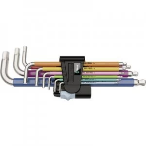 Image of Wera Multicolour Allen Allen key set 9 Piece