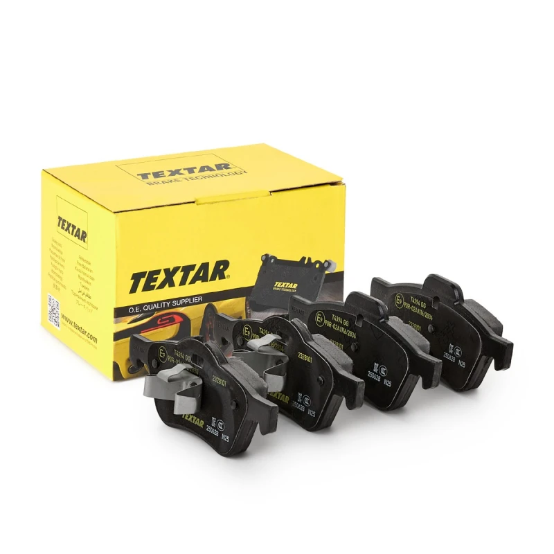 Image of TEXTAR 2328101 Brake pad set Q+ prepared for wear warning indicator Brake Pad Set,disc brake (402)