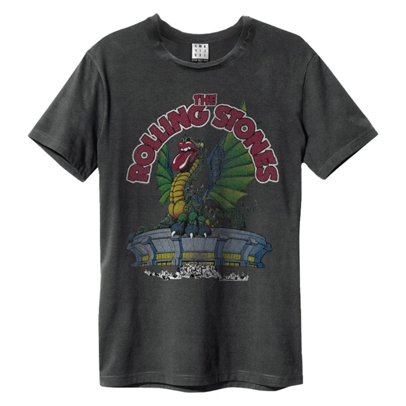 Image of Amplified Amplified Men US 1972 The Rolling Stones T-Shirt in Charcoal Size: X-Small Charcoal XS Male 5063238196322