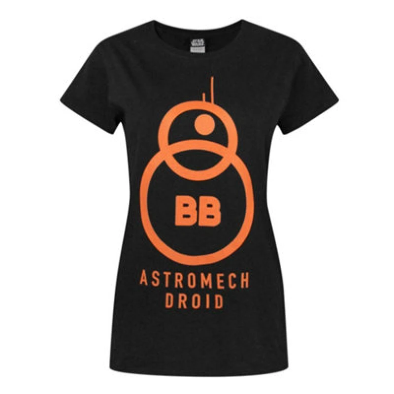 Image of Star Wars Short Sleeved T-Shirt Black female