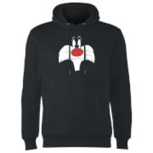 image of Looney Tunes Sylvester Big Face Hoodie - Black