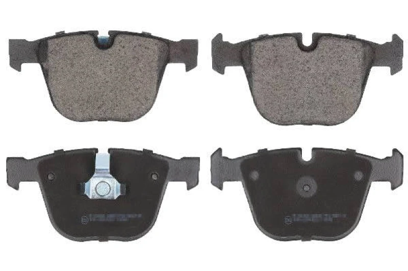 Image of Blue PRINT ADB114201 Brake pad set Rear Axle, prepared for wear warning indicator, with piston clip Brake Pad Set,disc brake (402)