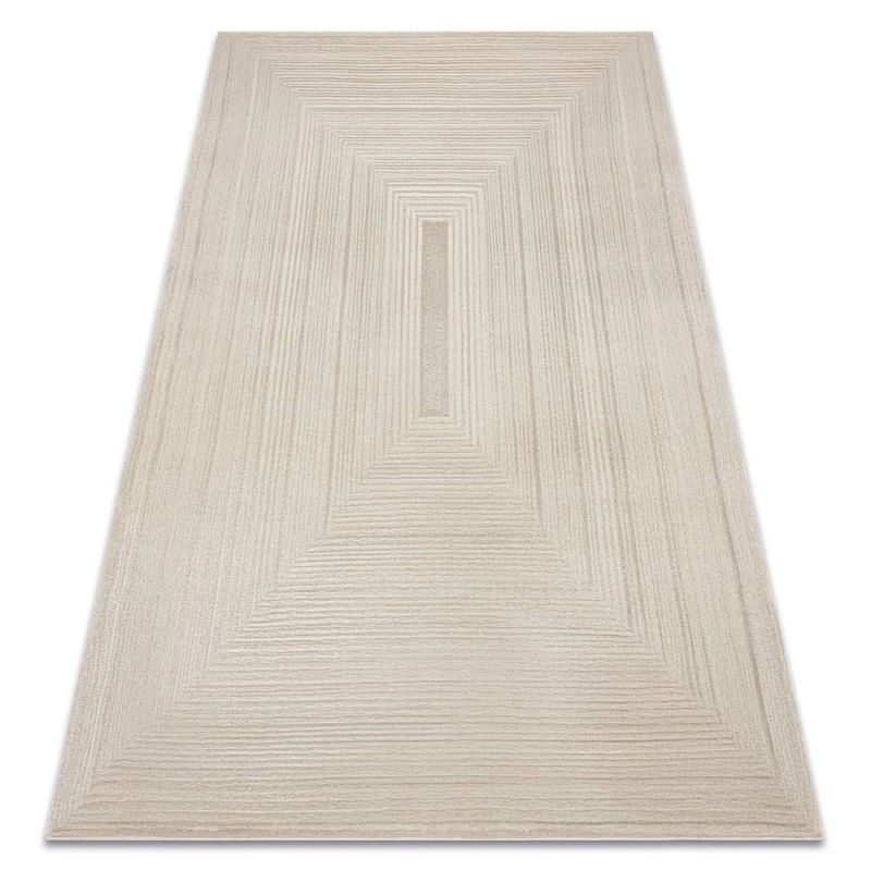 Image of RugsX Carpet Balance 8788 Taupe - Geometric, Structural, Glamour 80X150 Cm