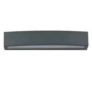 image of Andromeda 2 Light Outdoor Large Up Down Wall Light Black, Putty IP54, E27