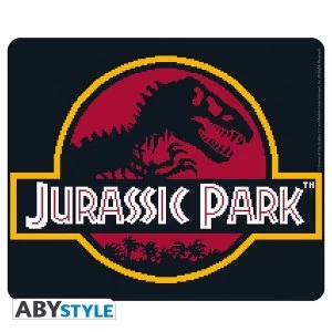 Image of Jurassic Park - Pixel Logo Flexible Mousepad