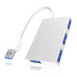 image of Icy Box 4 Port USB 3.0 Aluminium Hub IB-Hub1402