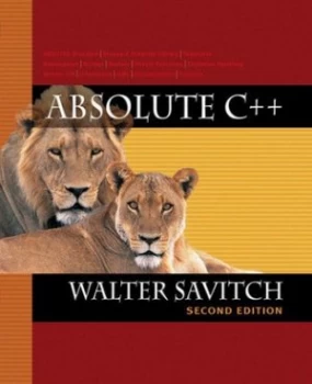 Image of Absolute C++ by Walter Savitch Paperback